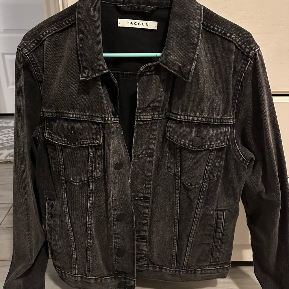 PacSun Charcoal Denim Jacket